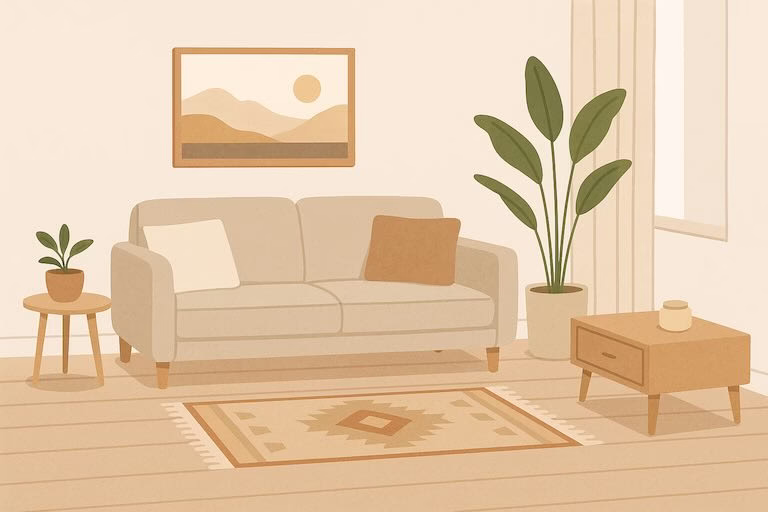 چگونه با مینیمالیسم فضای خانه‌مان را آرام‌تر کنیم؟