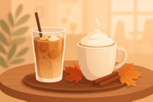 نوشیدنی‌های قهوه‌ای فصلی – از آیس کافی تابستانی تا لاته کدوحلوایی پاییزی