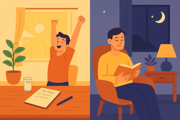 عادت‌های افراد موفق در شبانه‌روز